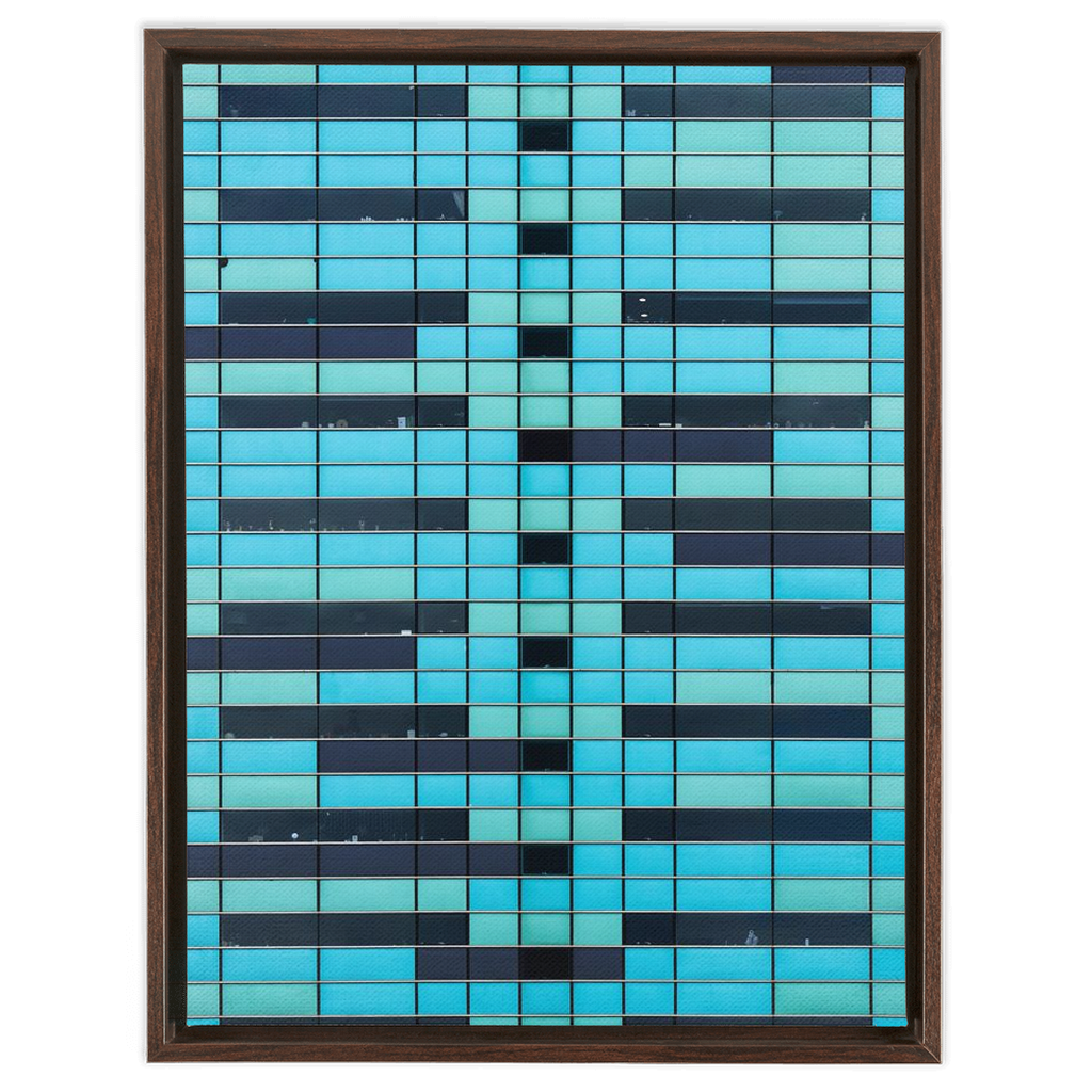 Blue Horizontal Tetris