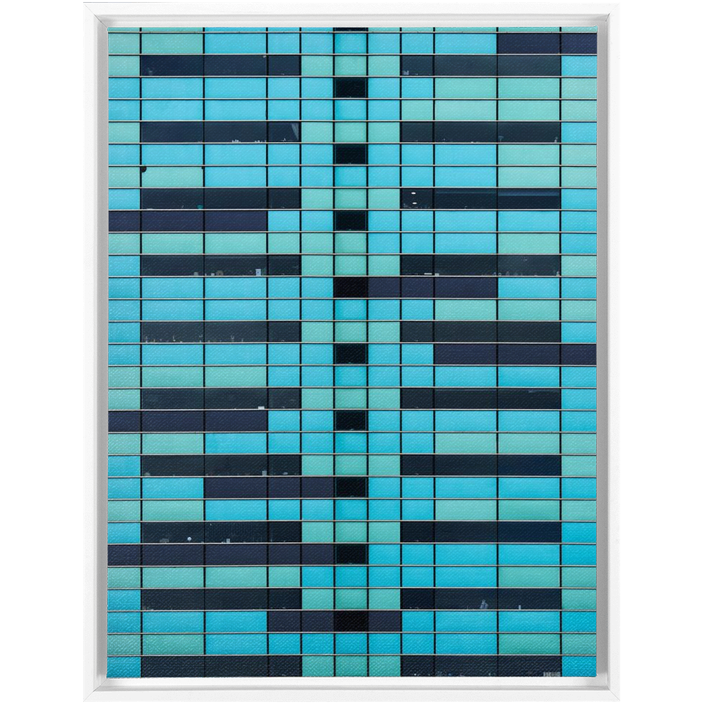 Blue Horizontal Tetris