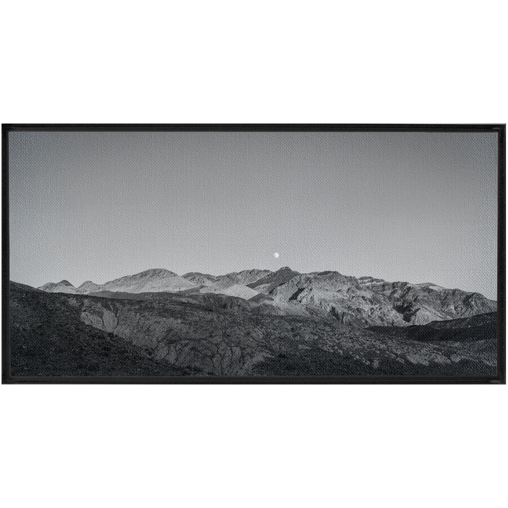 Moon over Death Valley