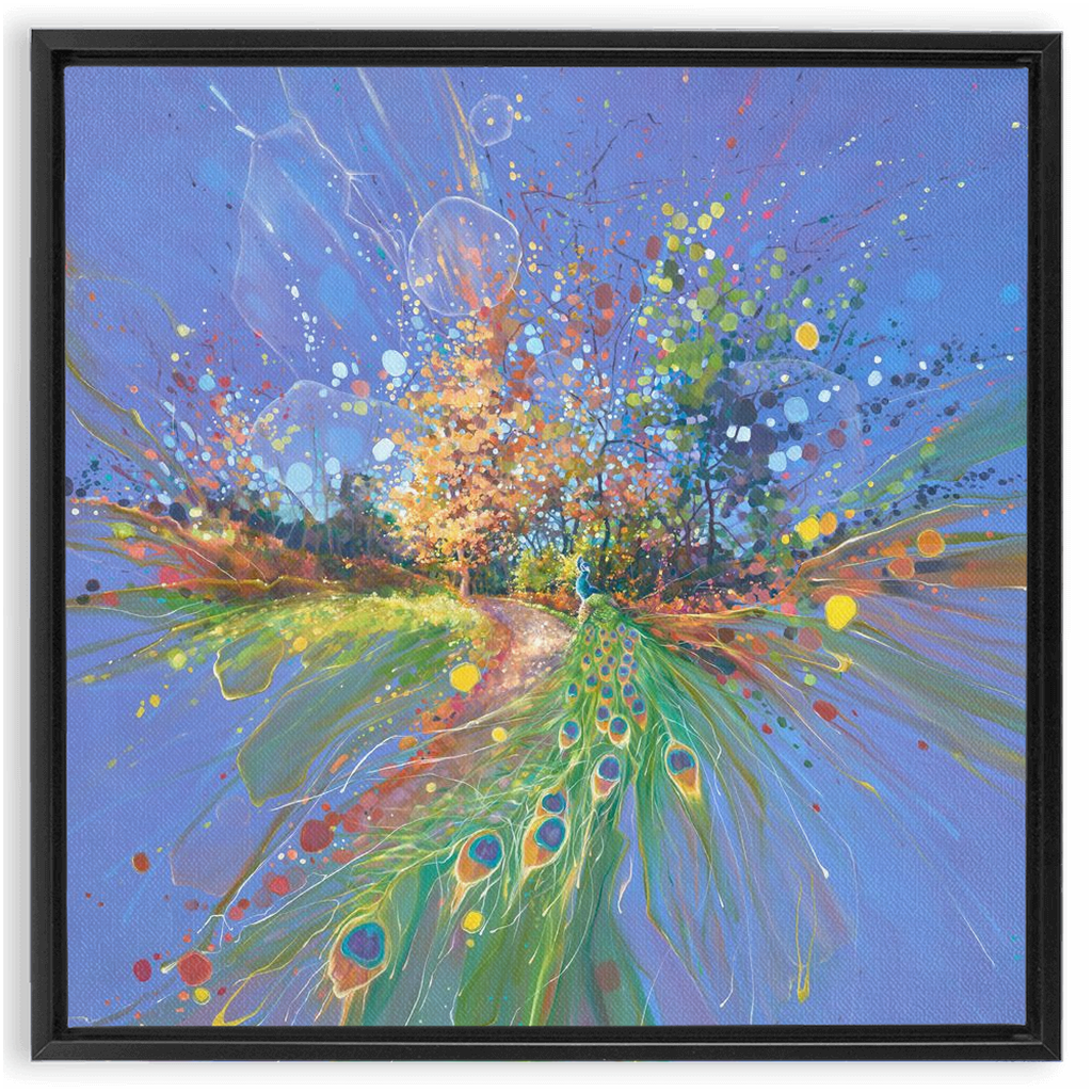 Beautiful Evolution, A Peacock Autumn Abstract