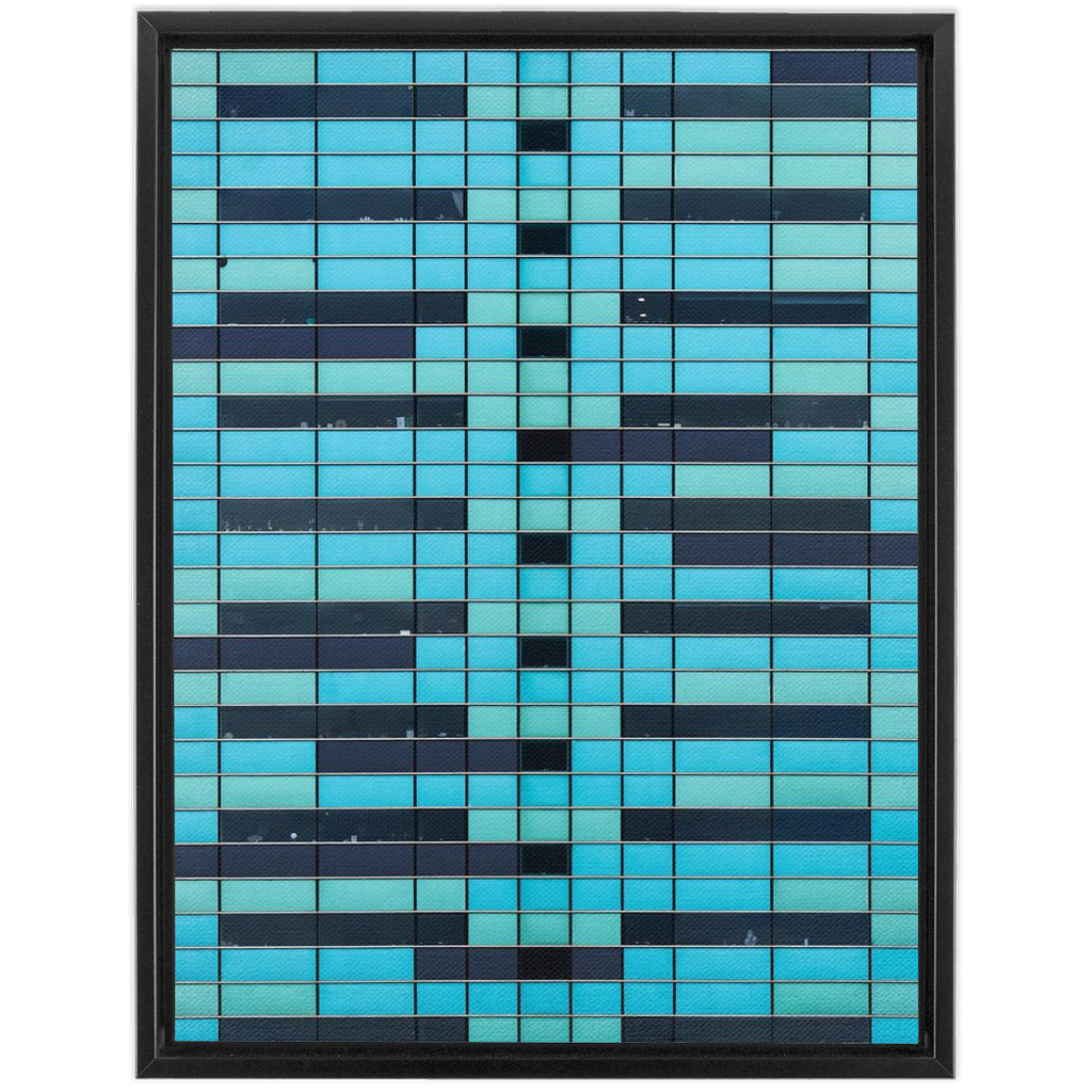 Blue Horizontal Tetris
