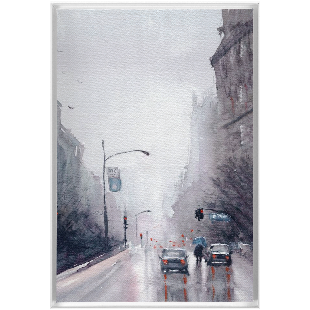 Park Ave in the Rain II