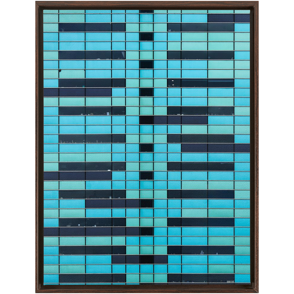 Blue Horizontal Tetris