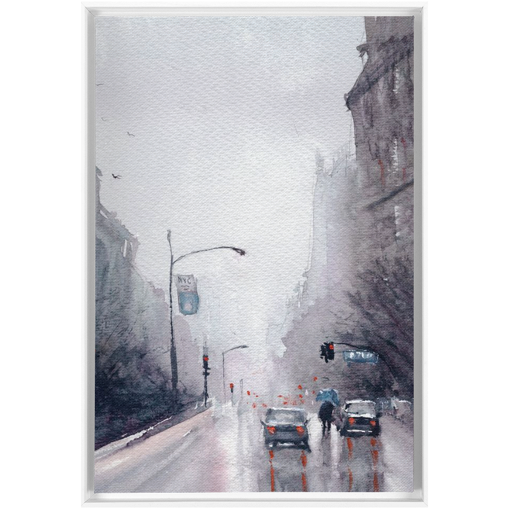Park Ave in the Rain II