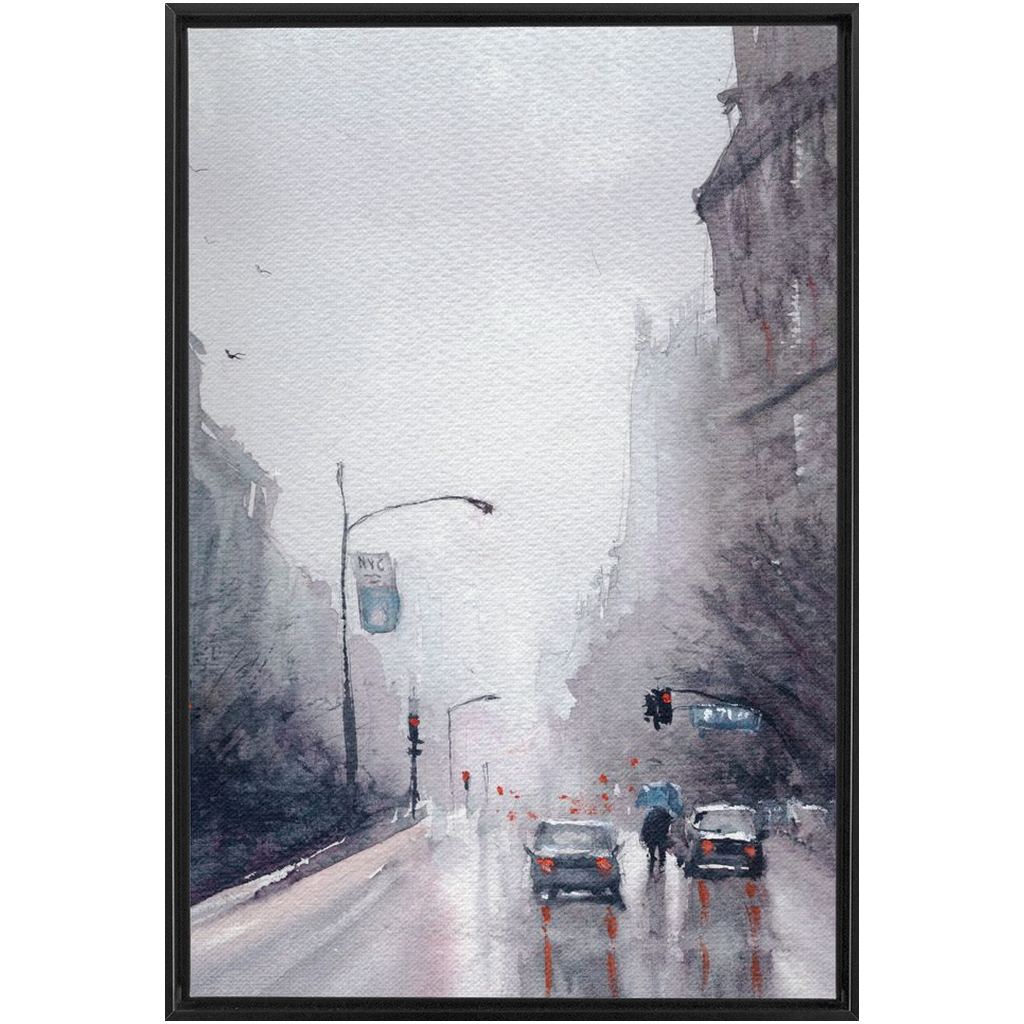 Park Ave in the Rain II