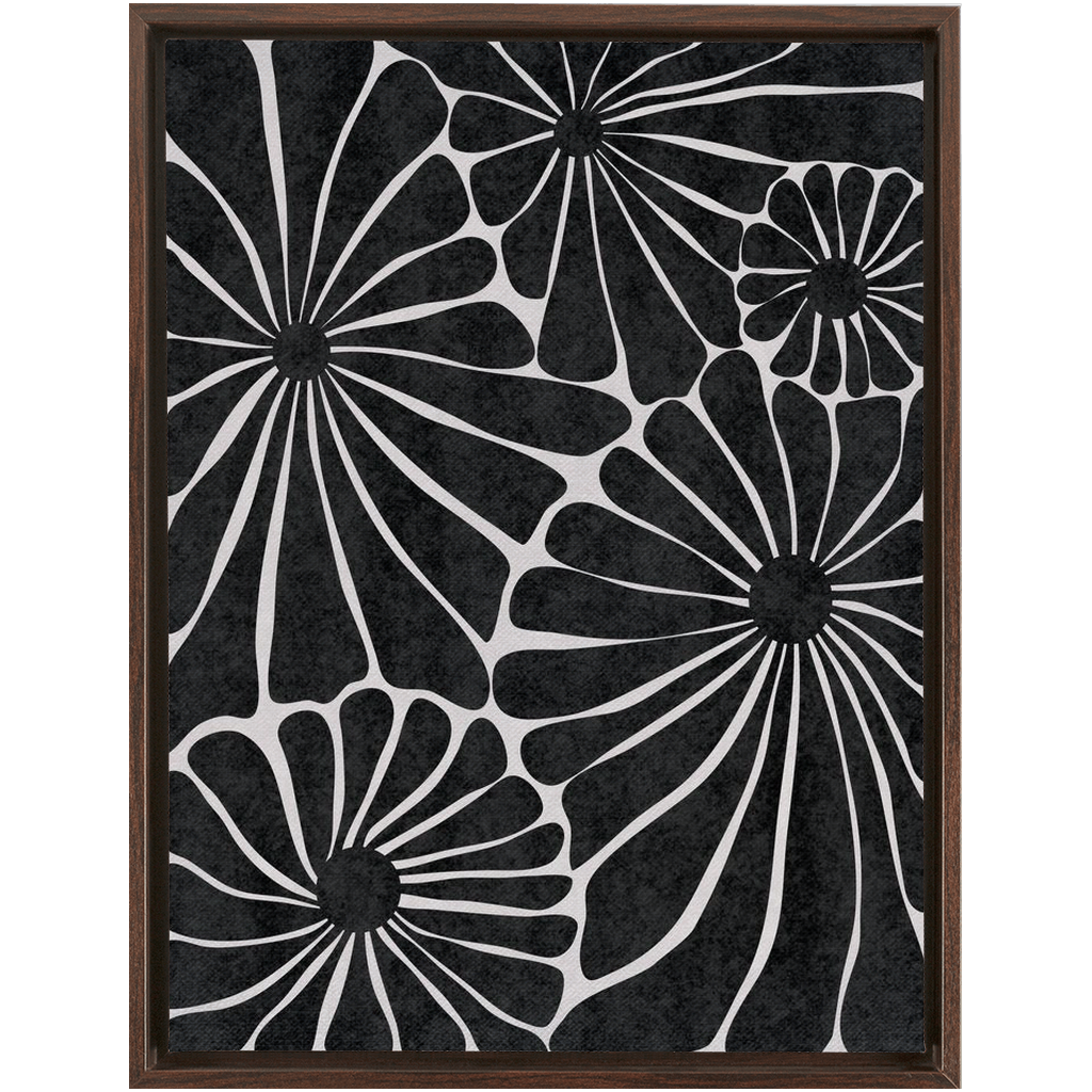 Flower Market Black and White 2