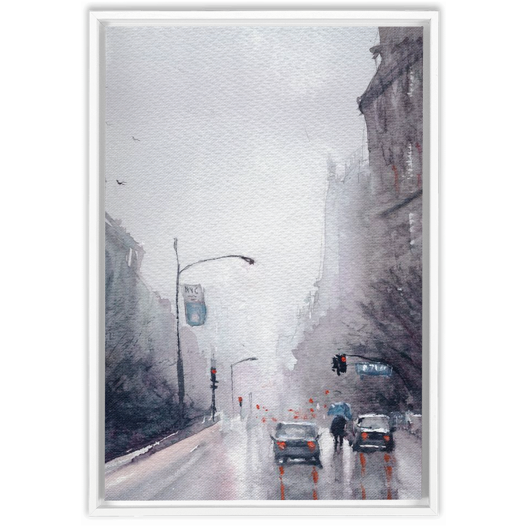 Park Ave in the Rain II