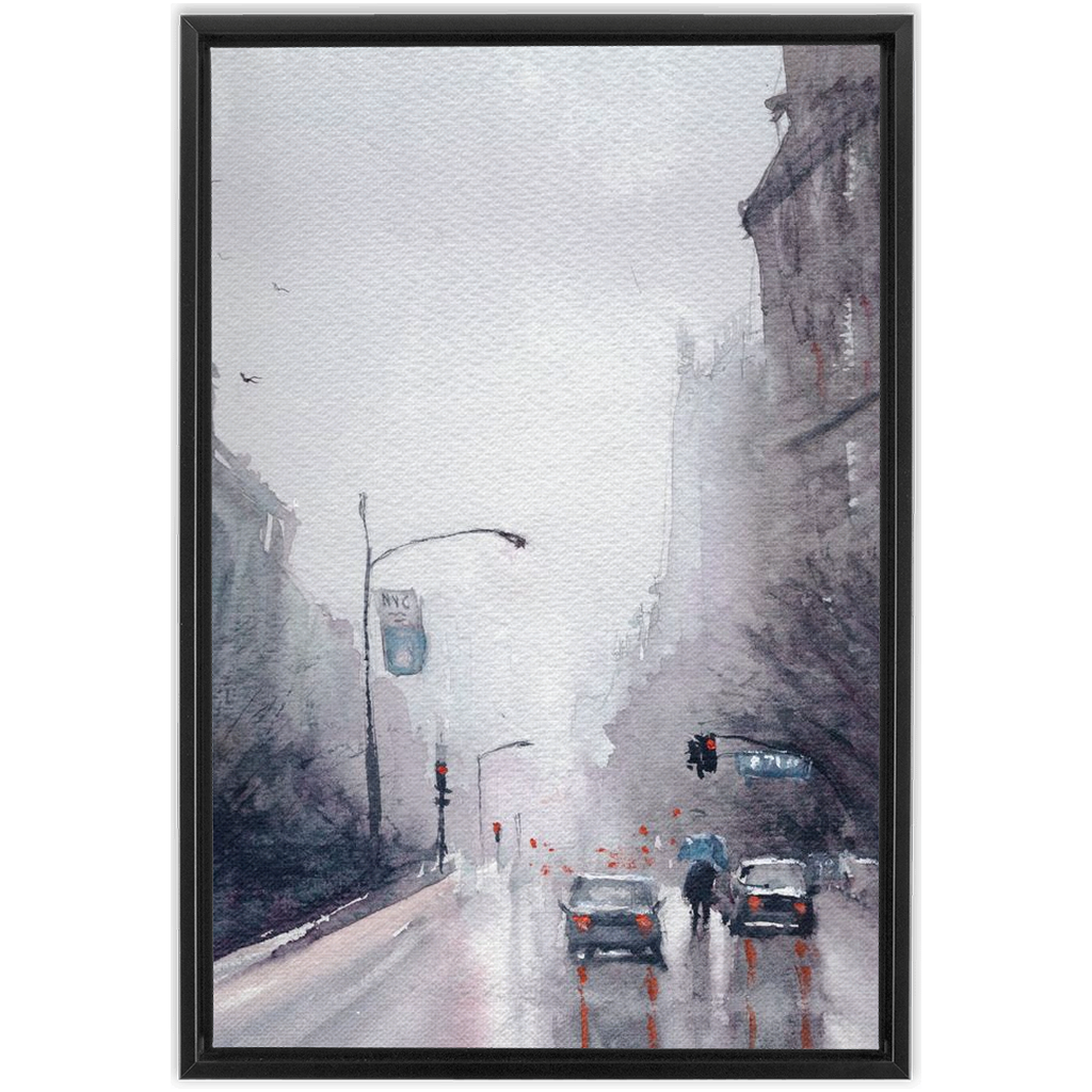 Park Ave in the Rain II