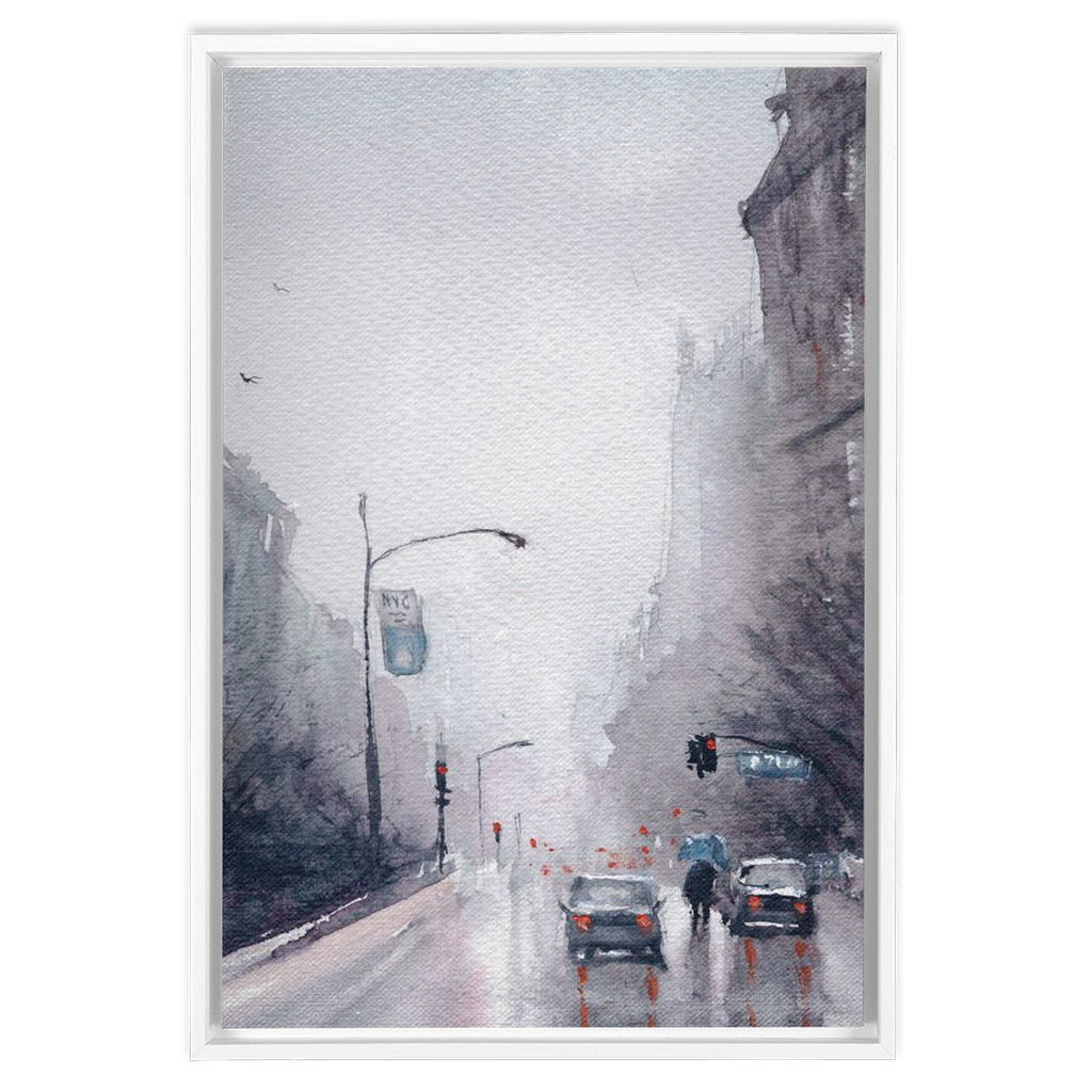 Park Ave in the Rain II