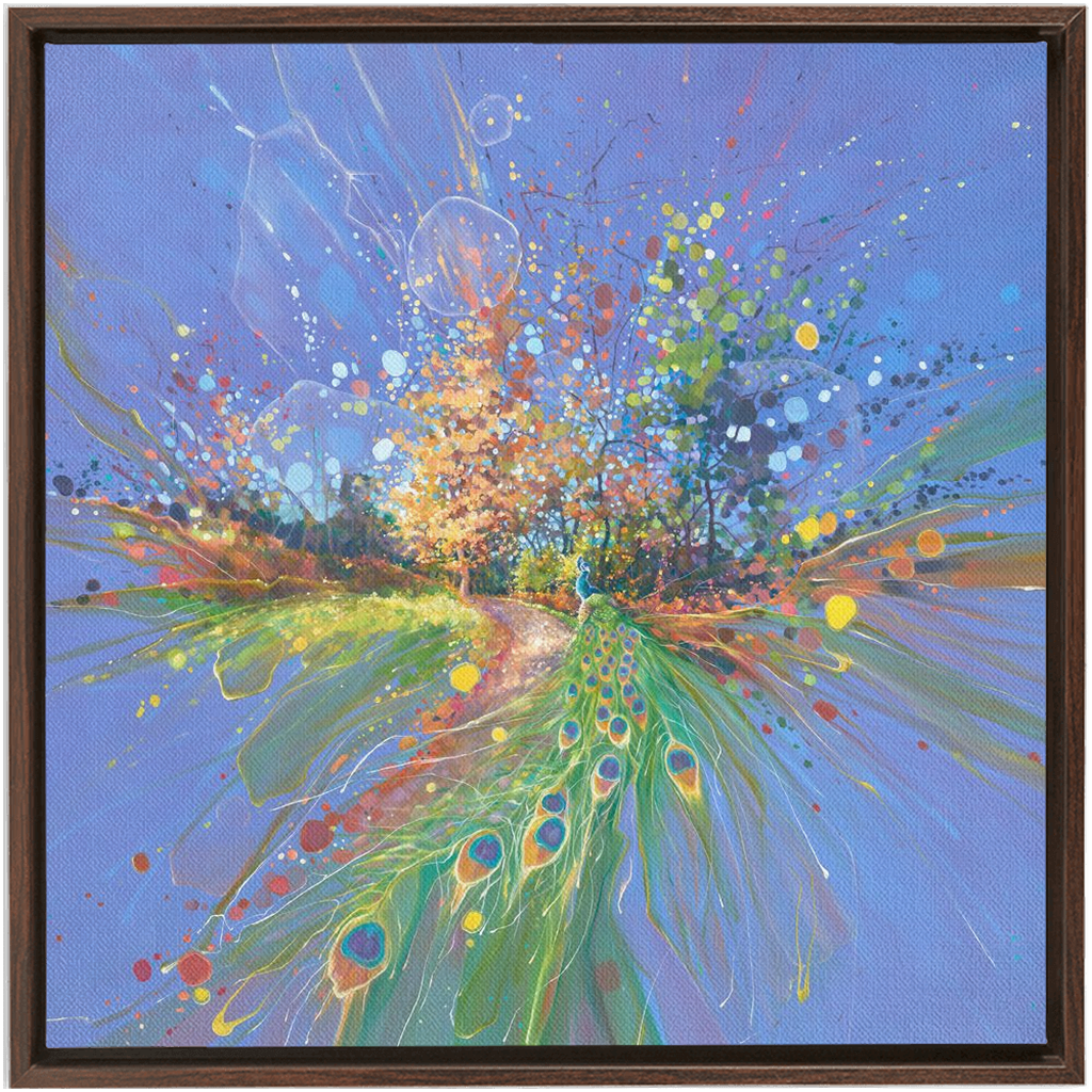 Beautiful Evolution, A Peacock Autumn Abstract