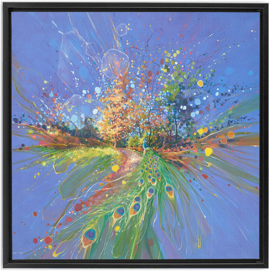 Beautiful Evolution, A Peacock Autumn Abstract