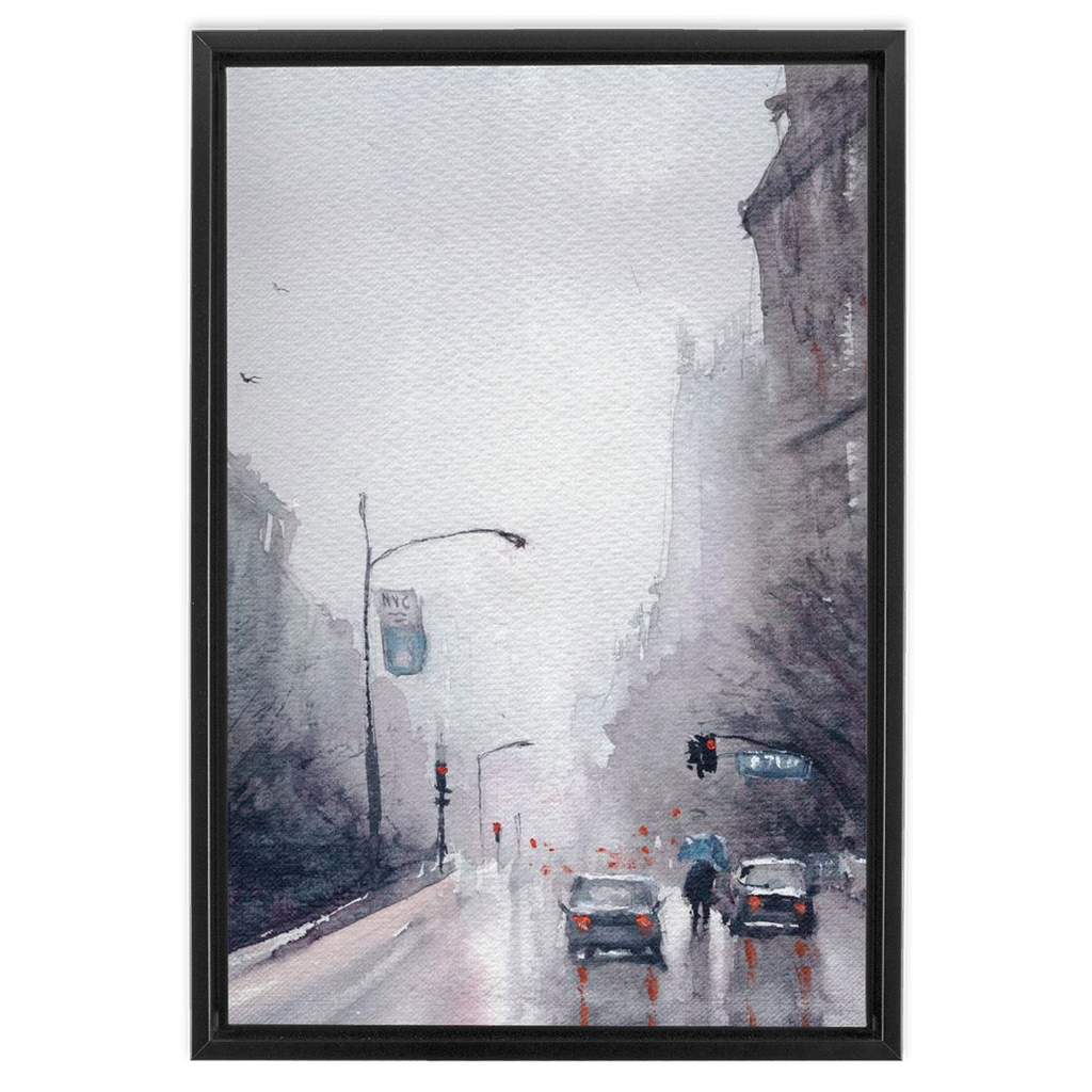 Park Ave in the Rain II