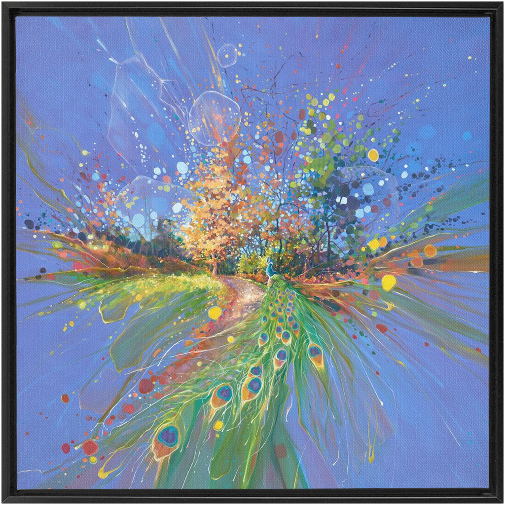 Beautiful Evolution, A Peacock Autumn Abstract