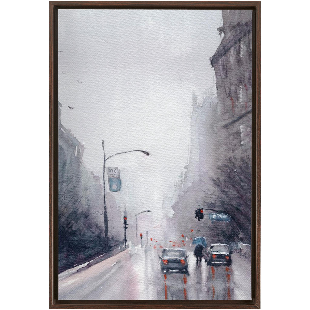 Park Ave in the Rain II