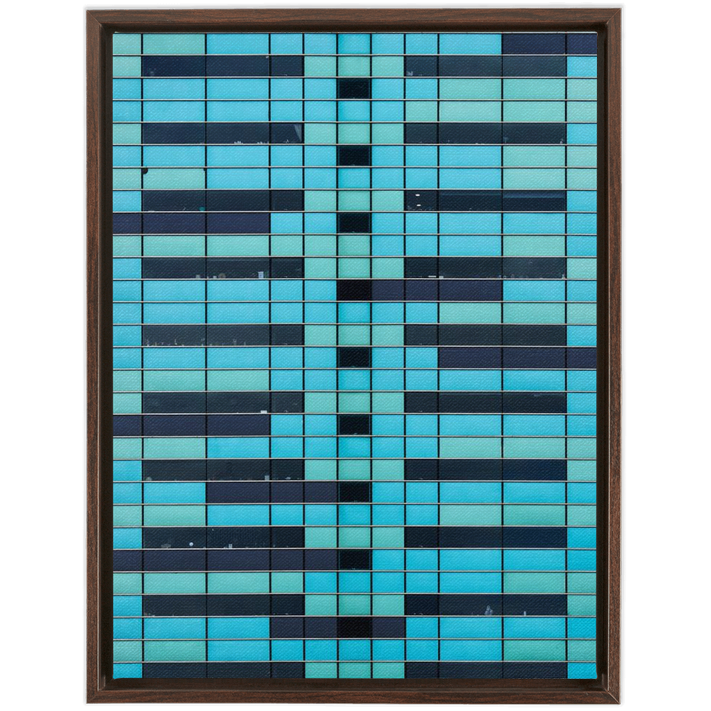 Blue Horizontal Tetris