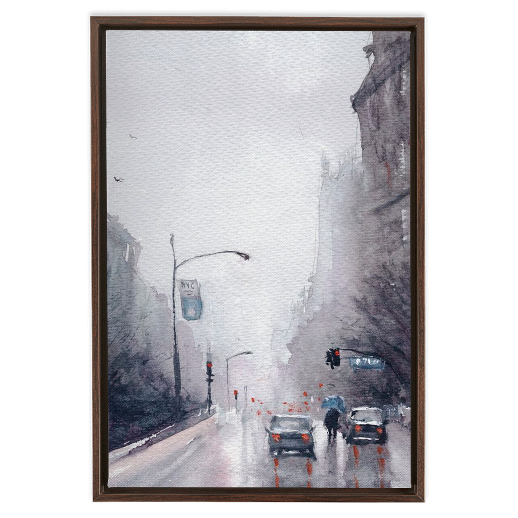 Park Ave in the Rain II