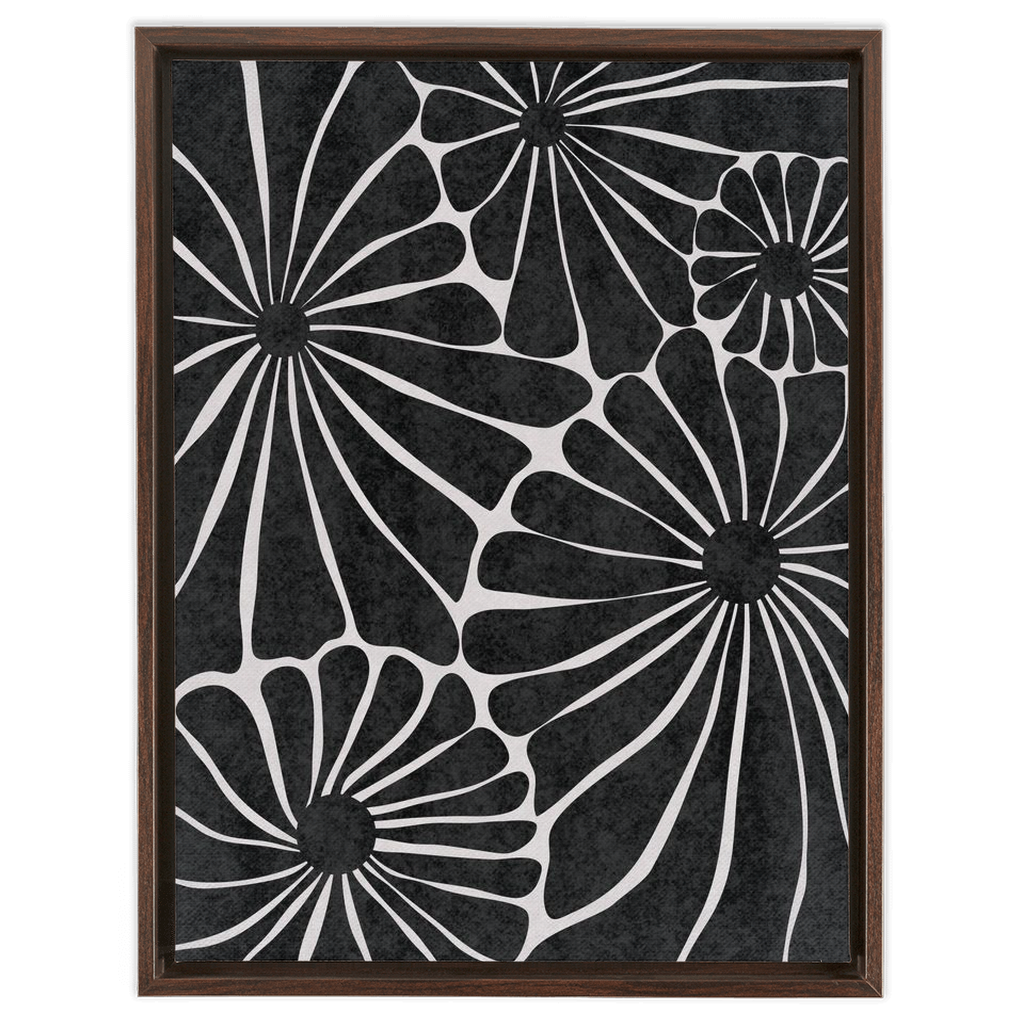 Flower Market Black and White 2