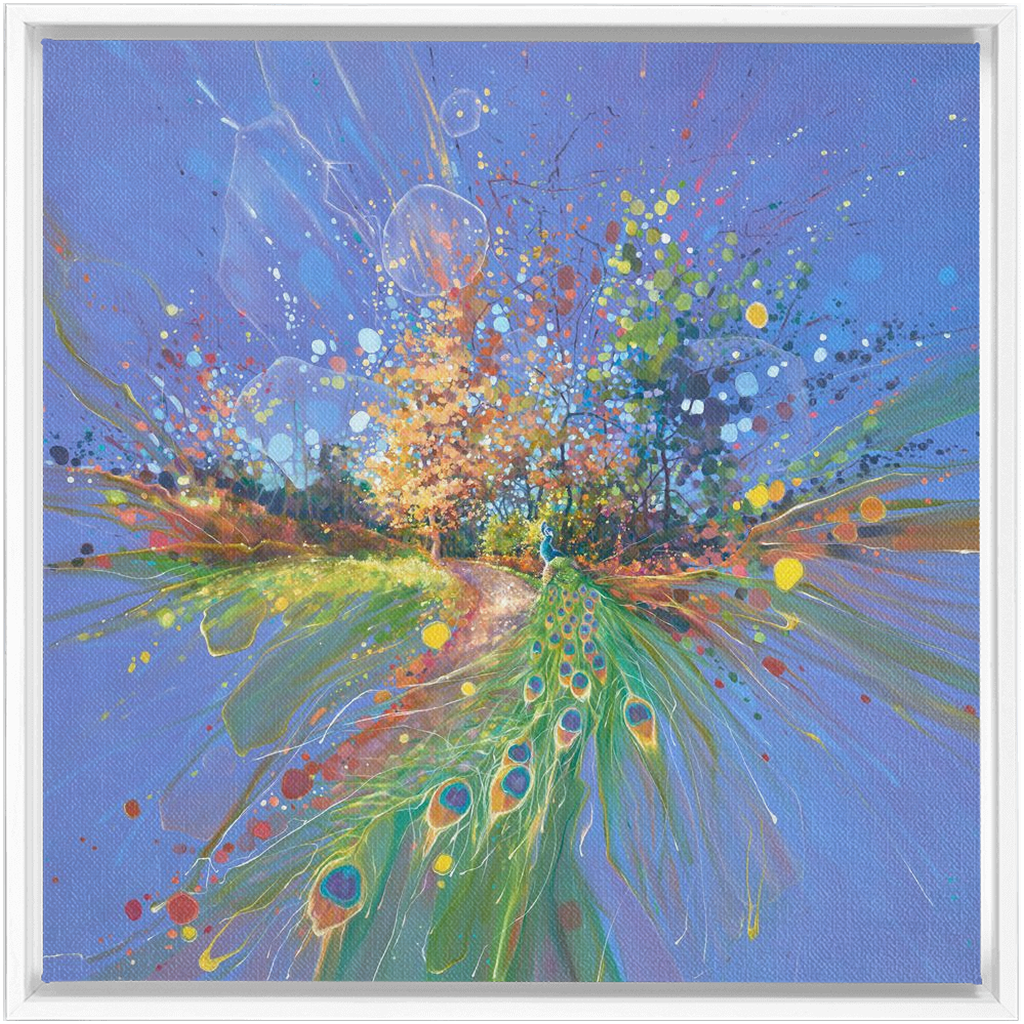 Beautiful Evolution, A Peacock Autumn Abstract