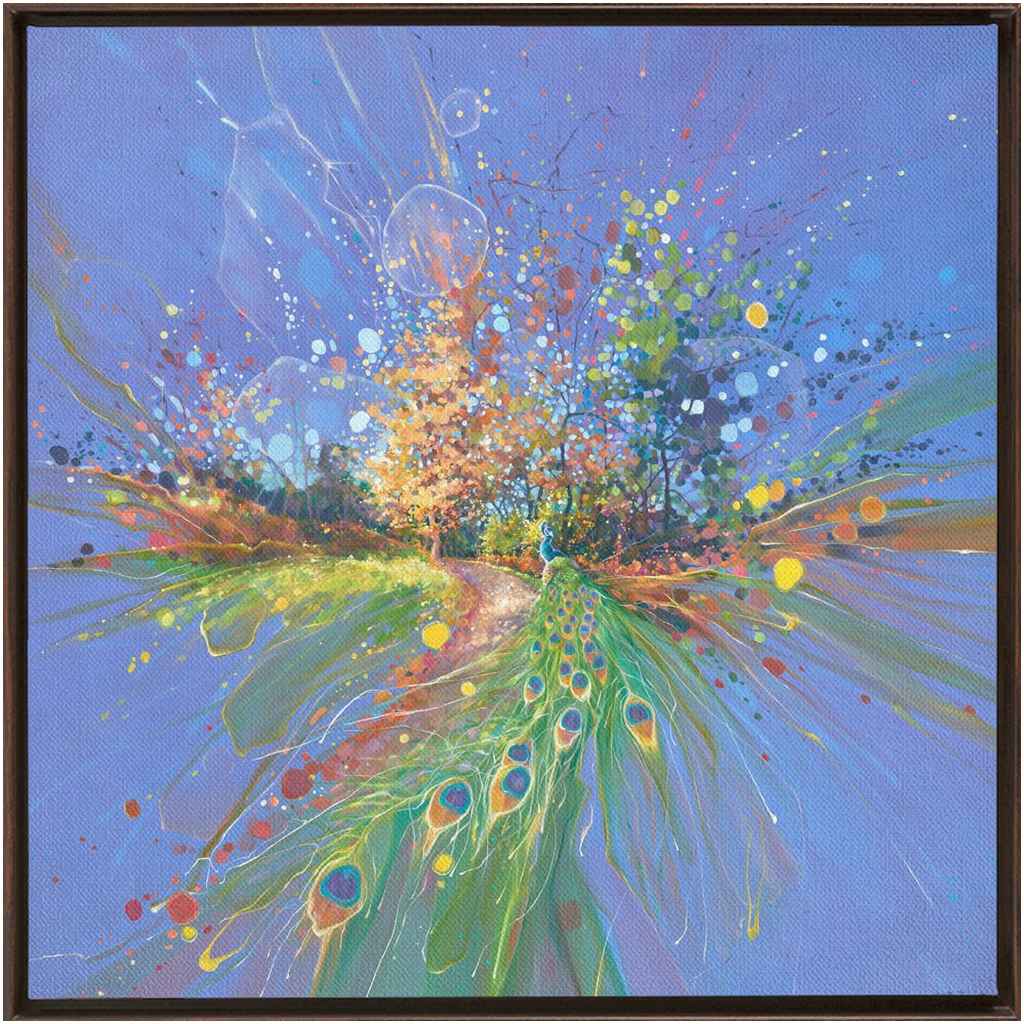 Beautiful Evolution, A Peacock Autumn Abstract