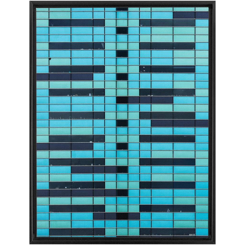 Blue Horizontal Tetris