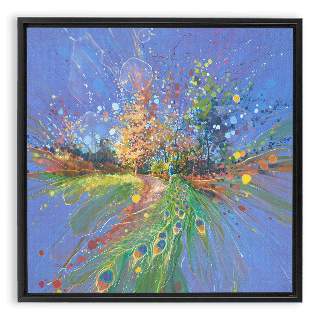 Beautiful Evolution, A Peacock Autumn Abstract