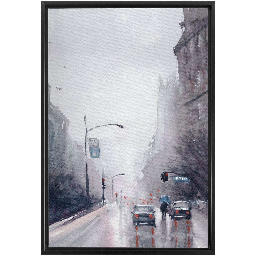 Park Ave in the Rain II