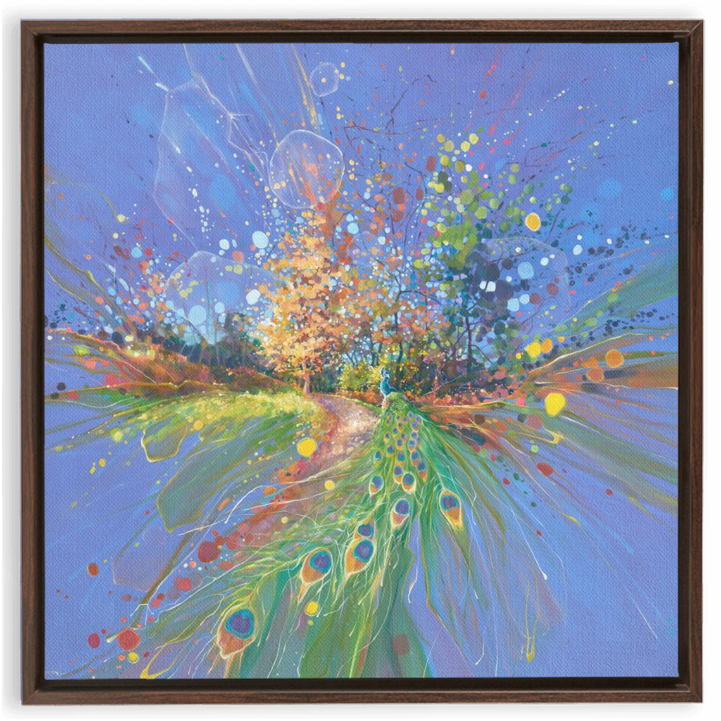 Beautiful Evolution, A Peacock Autumn Abstract