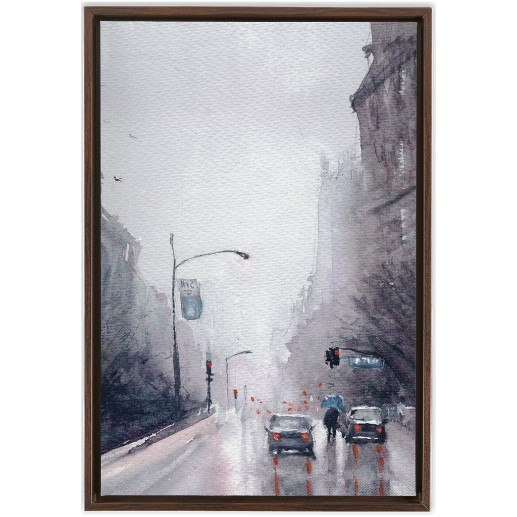 Park Ave in the Rain II