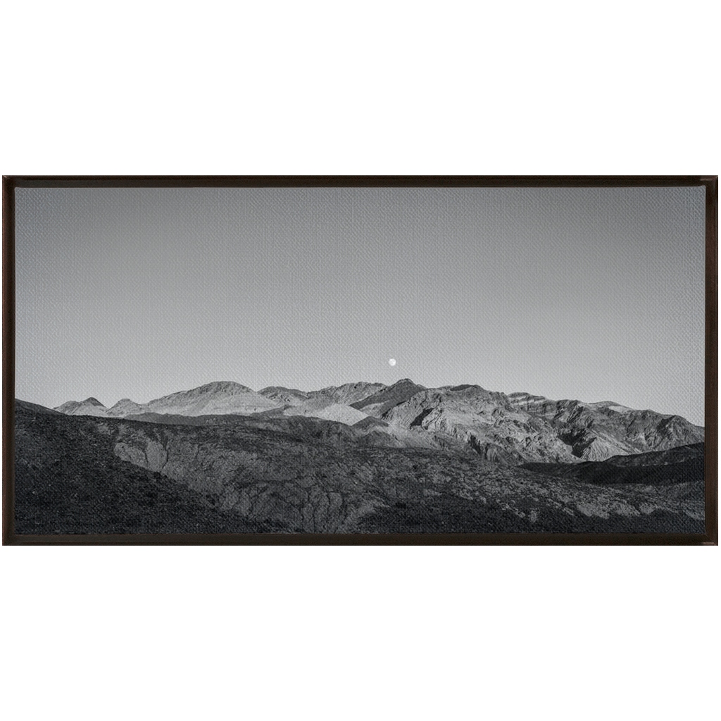 Moon over Death Valley
