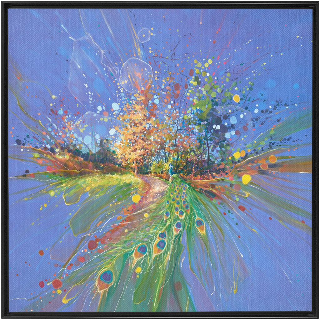 Beautiful Evolution, A Peacock Autumn Abstract