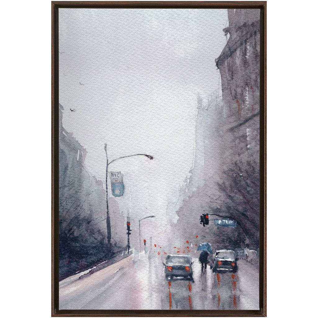 Park Ave in the Rain II