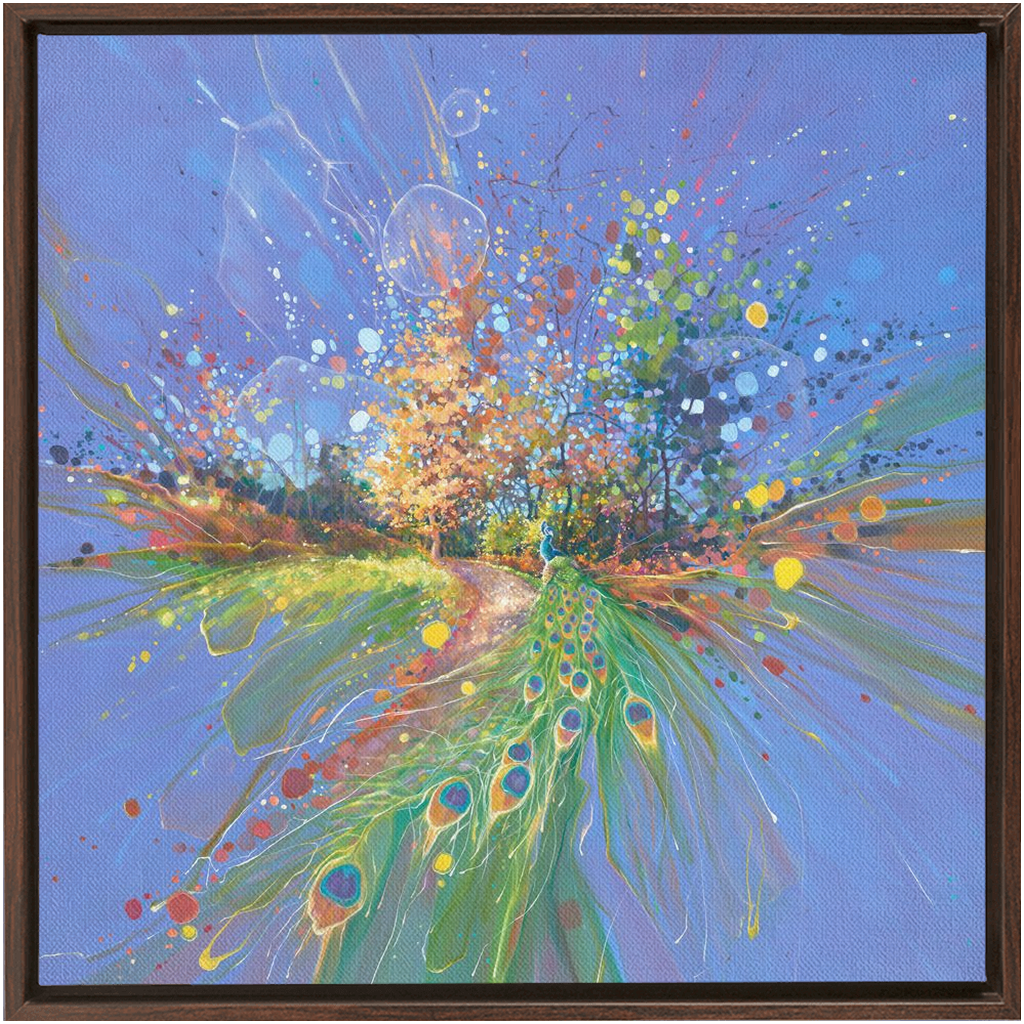 Beautiful Evolution, A Peacock Autumn Abstract