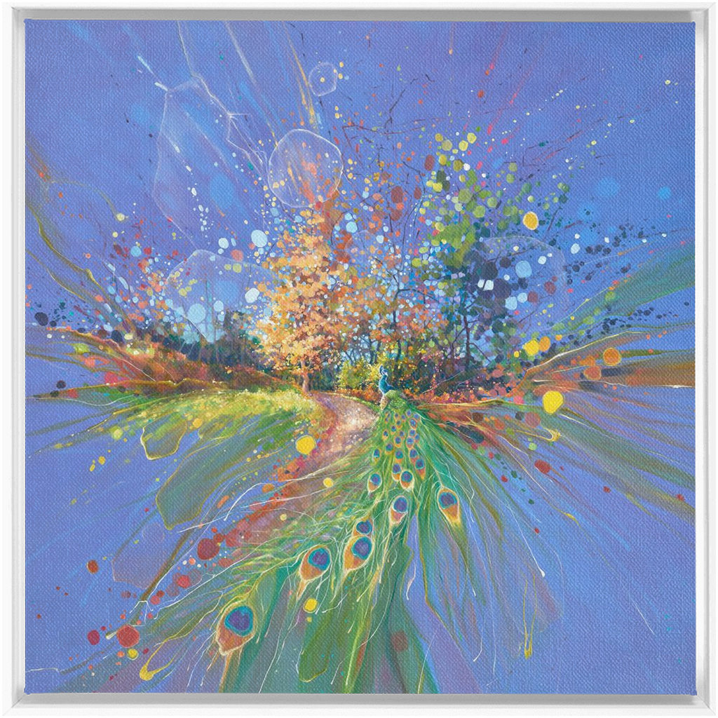 Beautiful Evolution, A Peacock Autumn Abstract