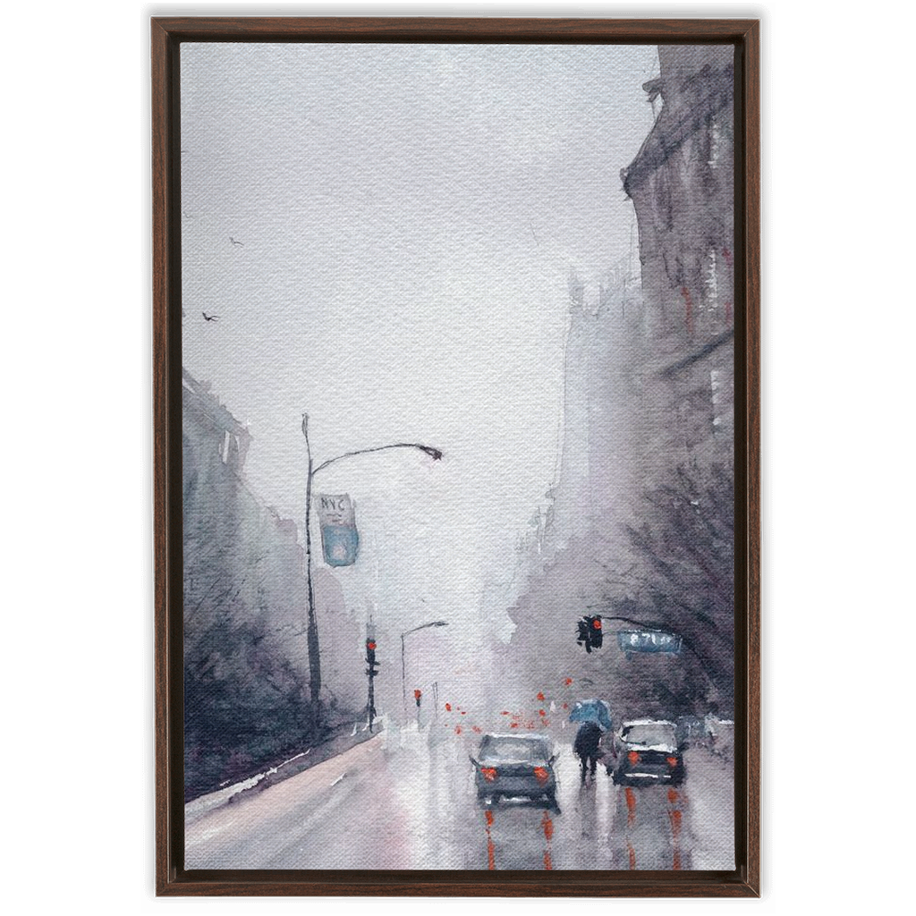 Park Ave in the Rain II