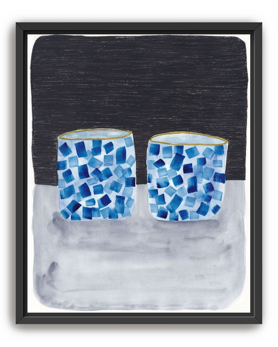 Teaware in Blue - Teacups