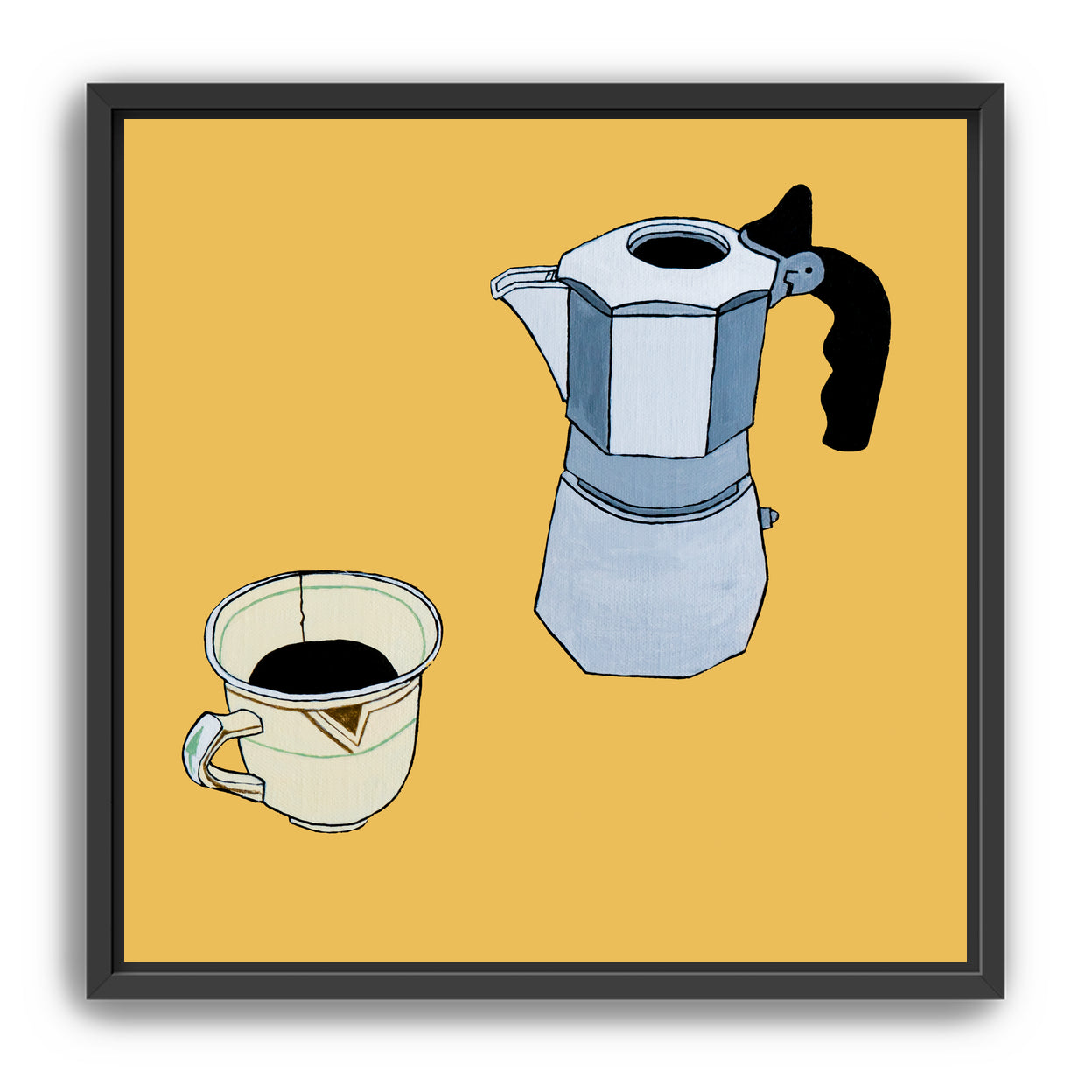 Morning coffee with Alfred Meakin