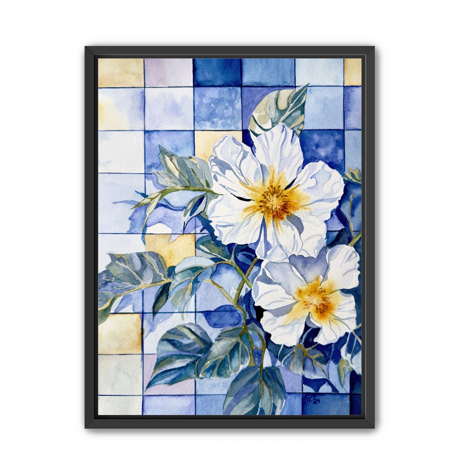 White Cistus Flowers