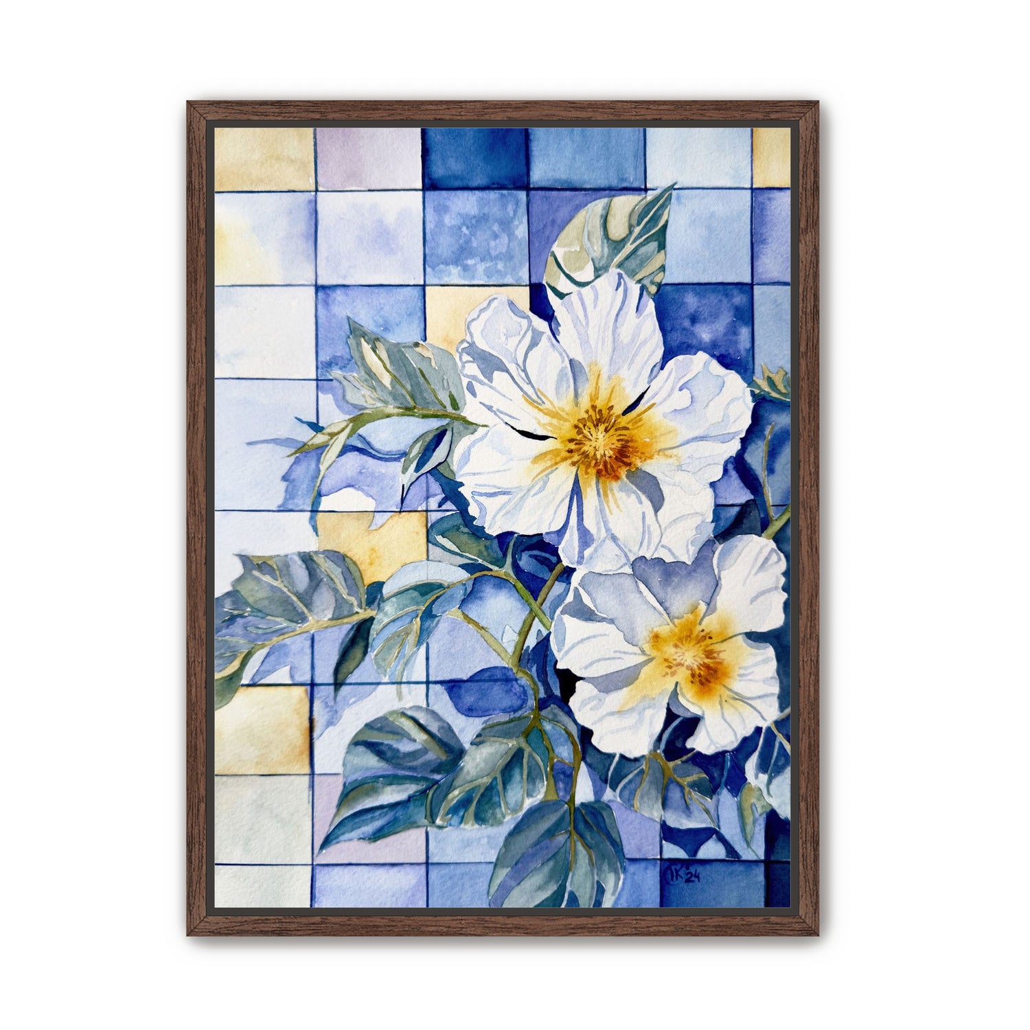 White Cistus Flowers