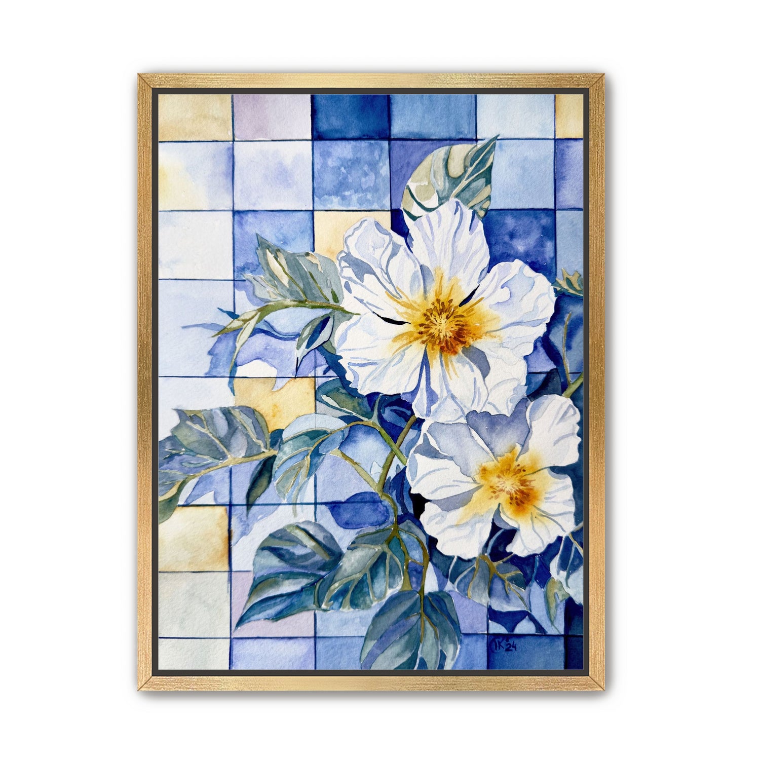 White Cistus Flowers