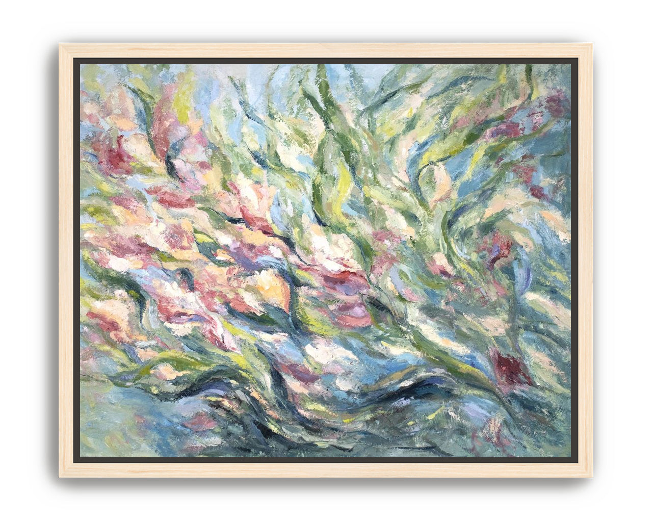 Vitality-Botanical Expressive Oil Painting