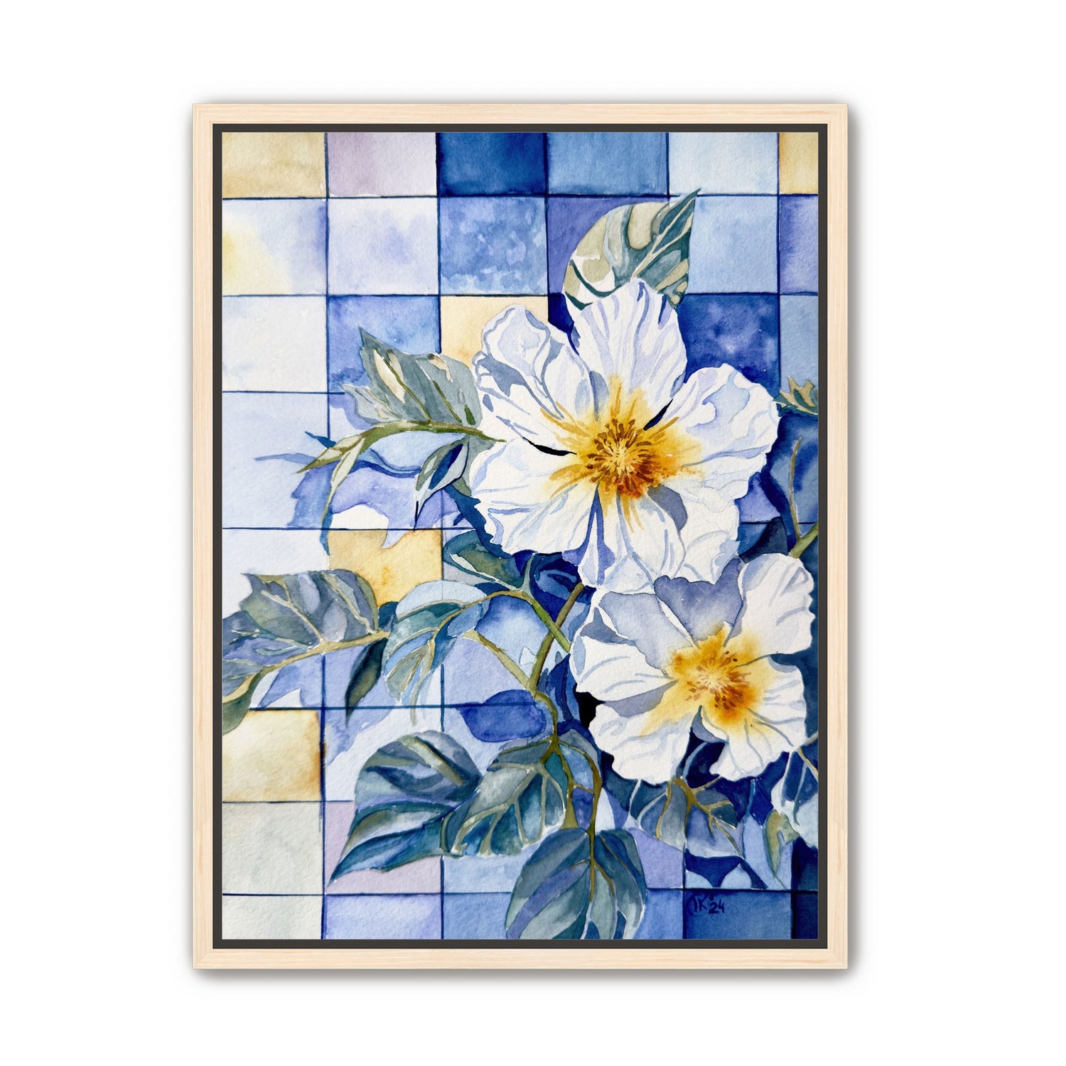 White Cistus Flowers