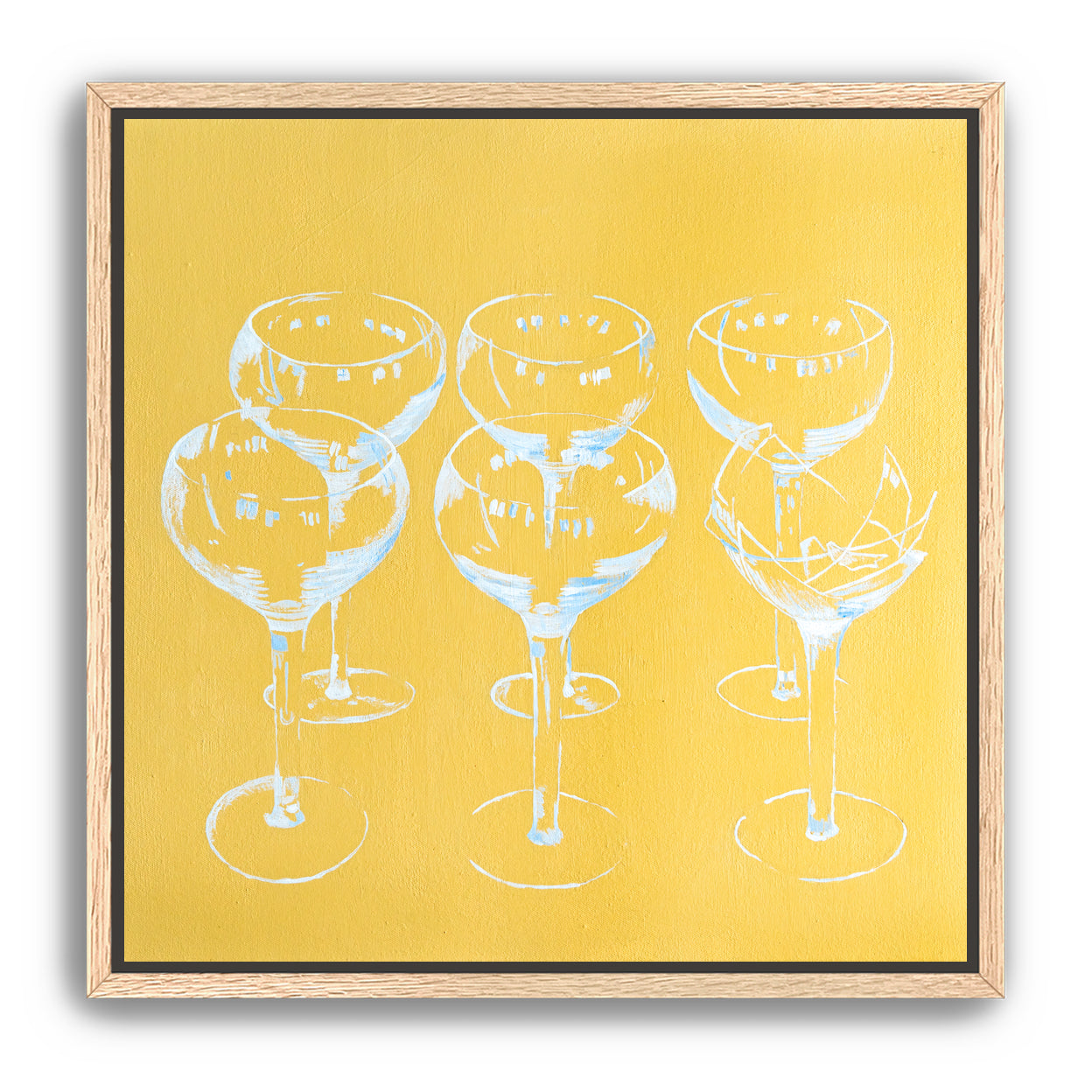 Champagne, broken