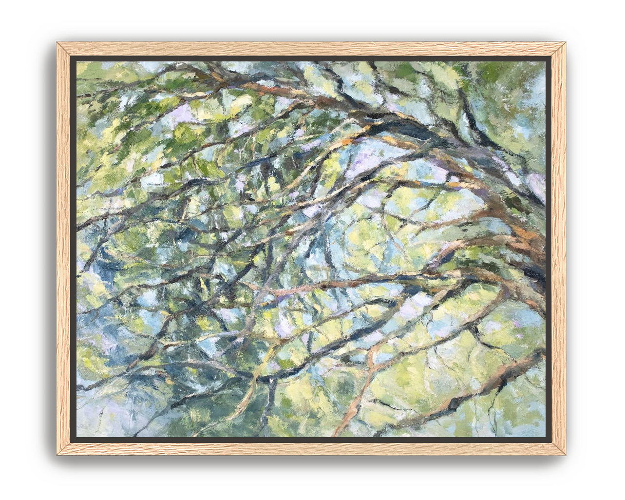 Light Within-Tree Canopy Landscape Oil Painting