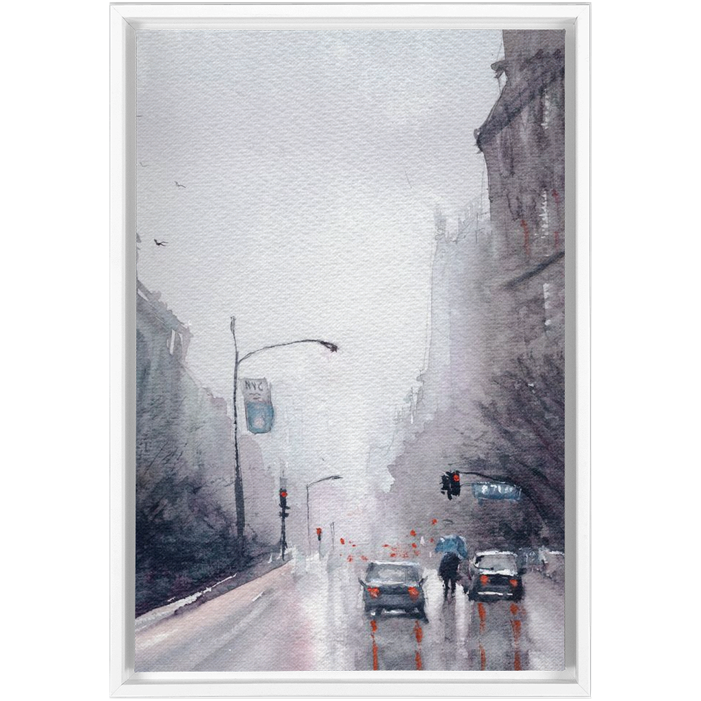 Park Ave in the Rain II