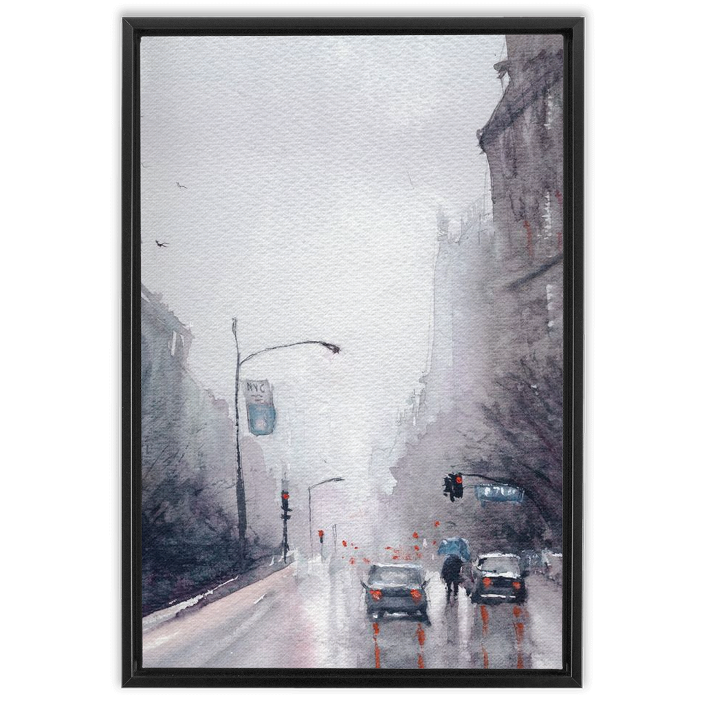 Park Ave in the Rain II