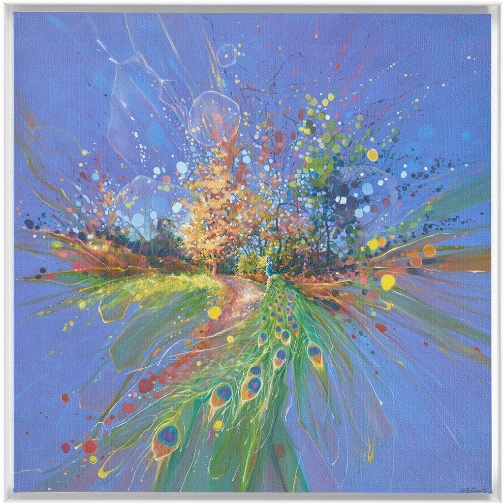 Beautiful Evolution, A Peacock Autumn Abstract