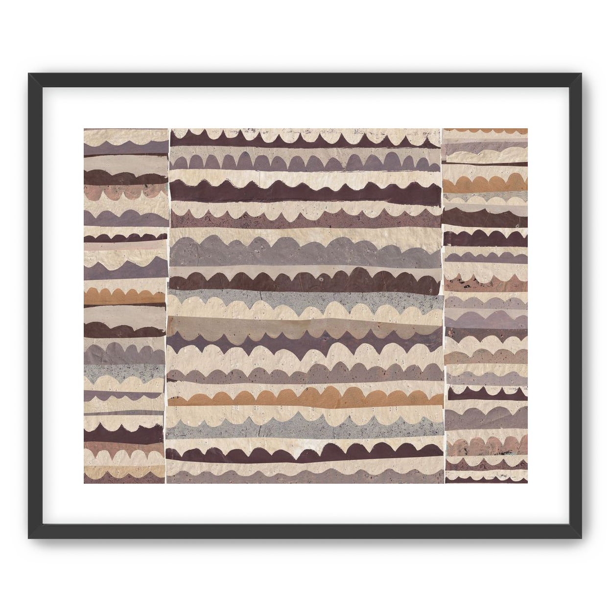 Paper strips landscape