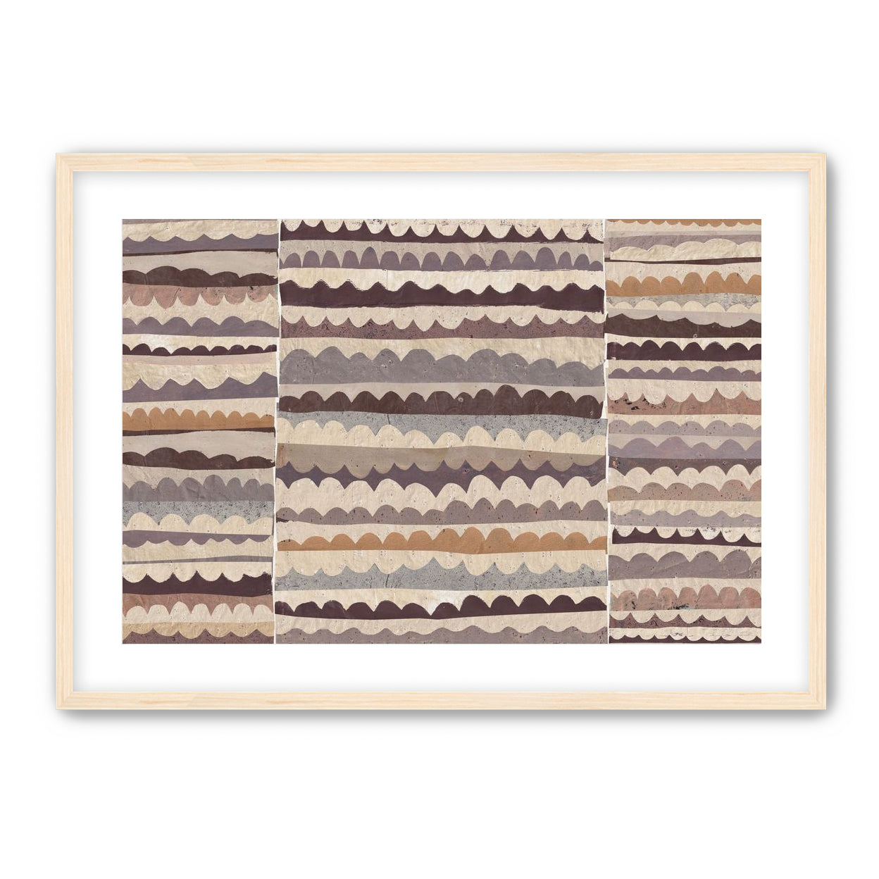 Paper strips landscape