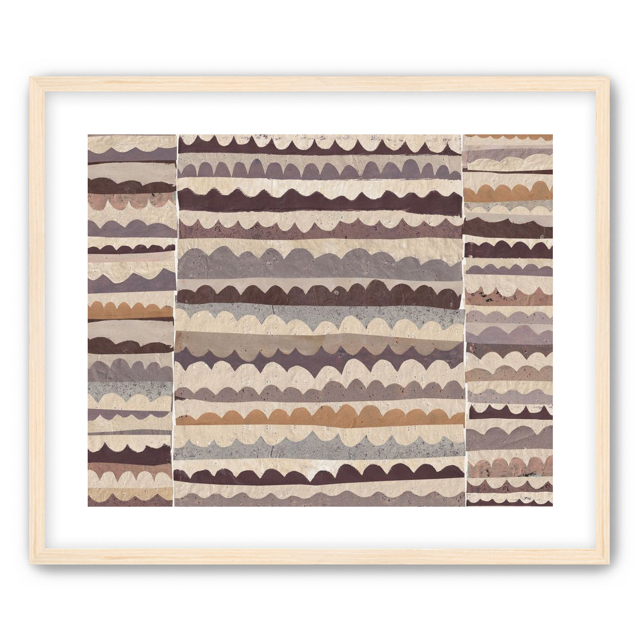 Paper strips landscape