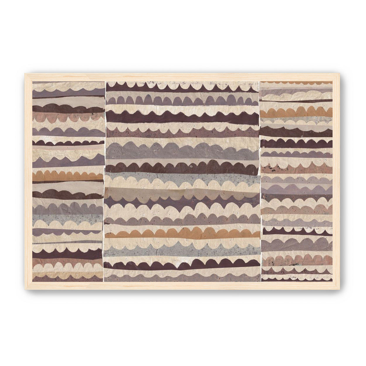 Paper strips landscape